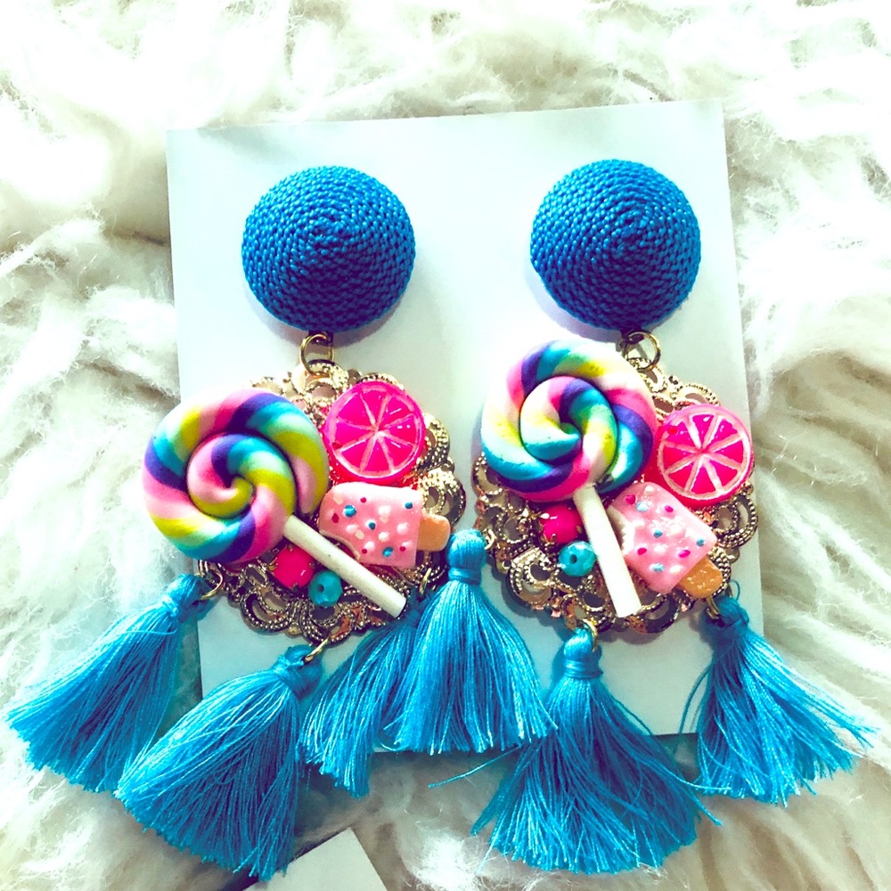 Candy Line- Fringed Earrings 🍭/ IceCream